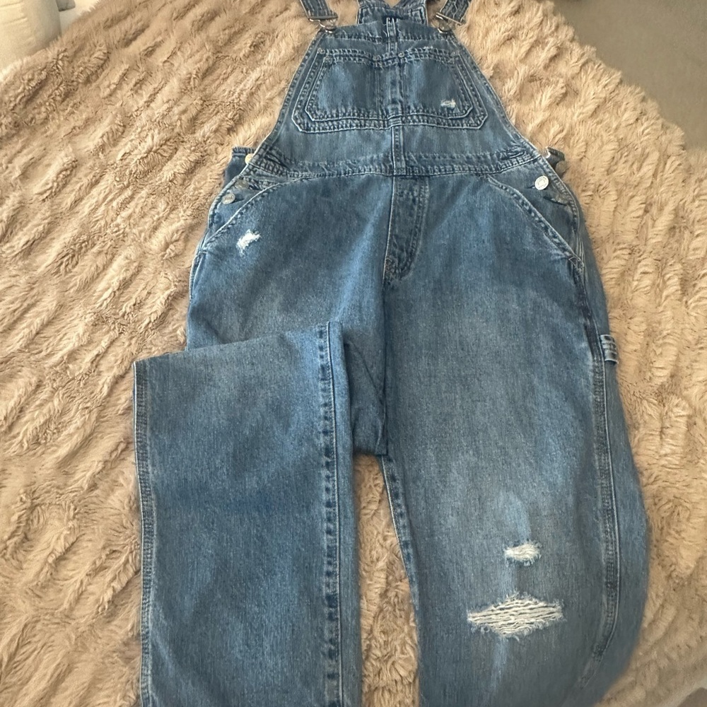GAP Blue Denim Overalls XS